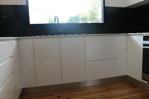 handle less cabinets    